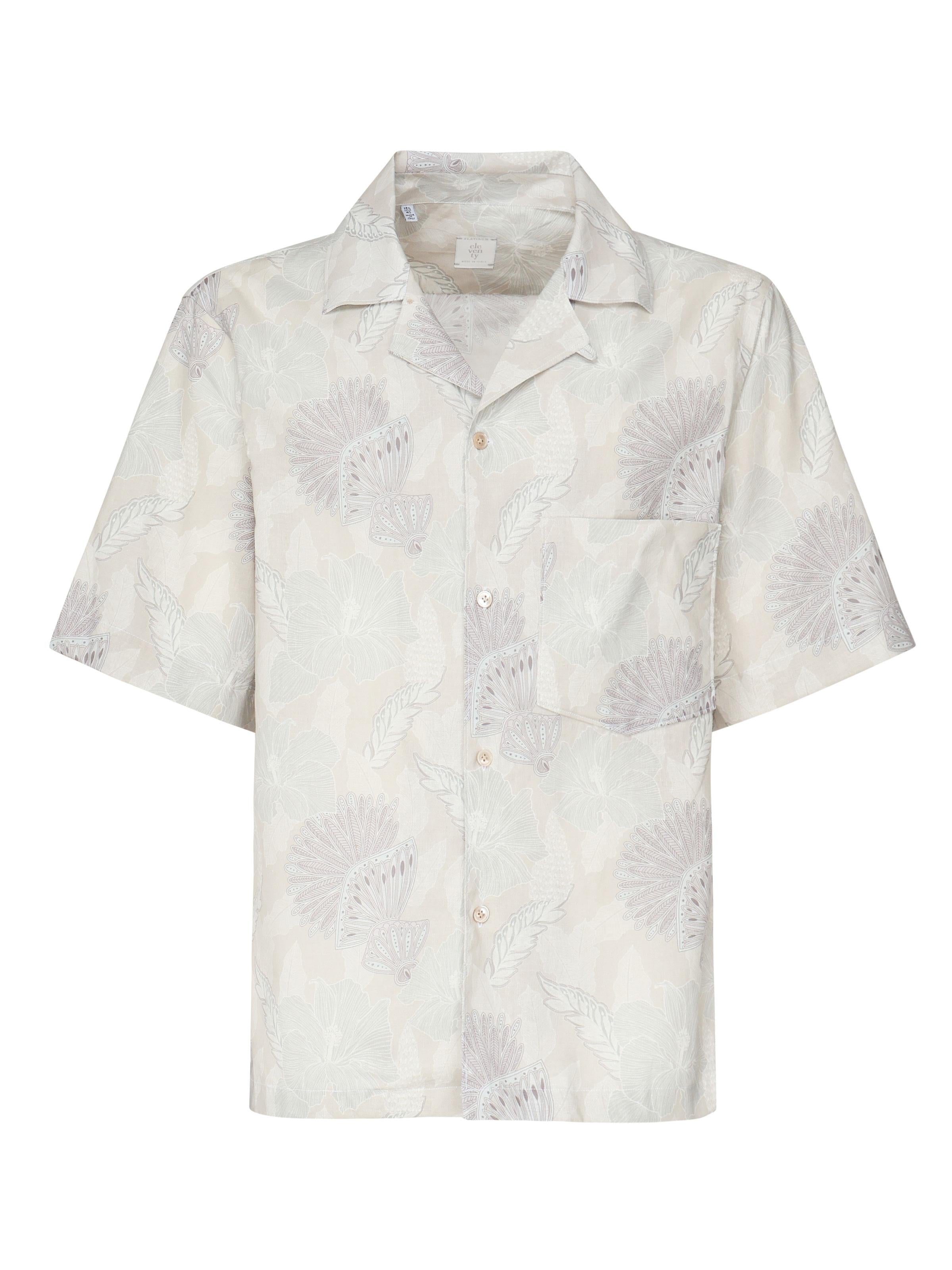 Camicia con stampa paisley K75CAMK07TES0K227 02-47 ELEVENTY 