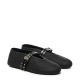 Ballerine Flat in paglia AA3A058TK036 999 ALAIA 