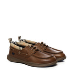 Mocassini da barca in pelle 8107290 C2239 BURBERRY 