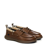 Mocassini da barca in pelle 8107290 C2239 BURBERRY 
