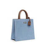 Borsa Shop Midi in denim e pelle SHBM0001 00009L MC2 SAINT BARTH 
