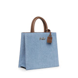 Borsa Shop Midi in denim e pelle SHBM0001 00009L MC2 SAINT BARTH 
