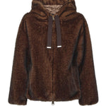 Giubbotto in shearling con cappuccio GI000318D 127398800 HERNO 