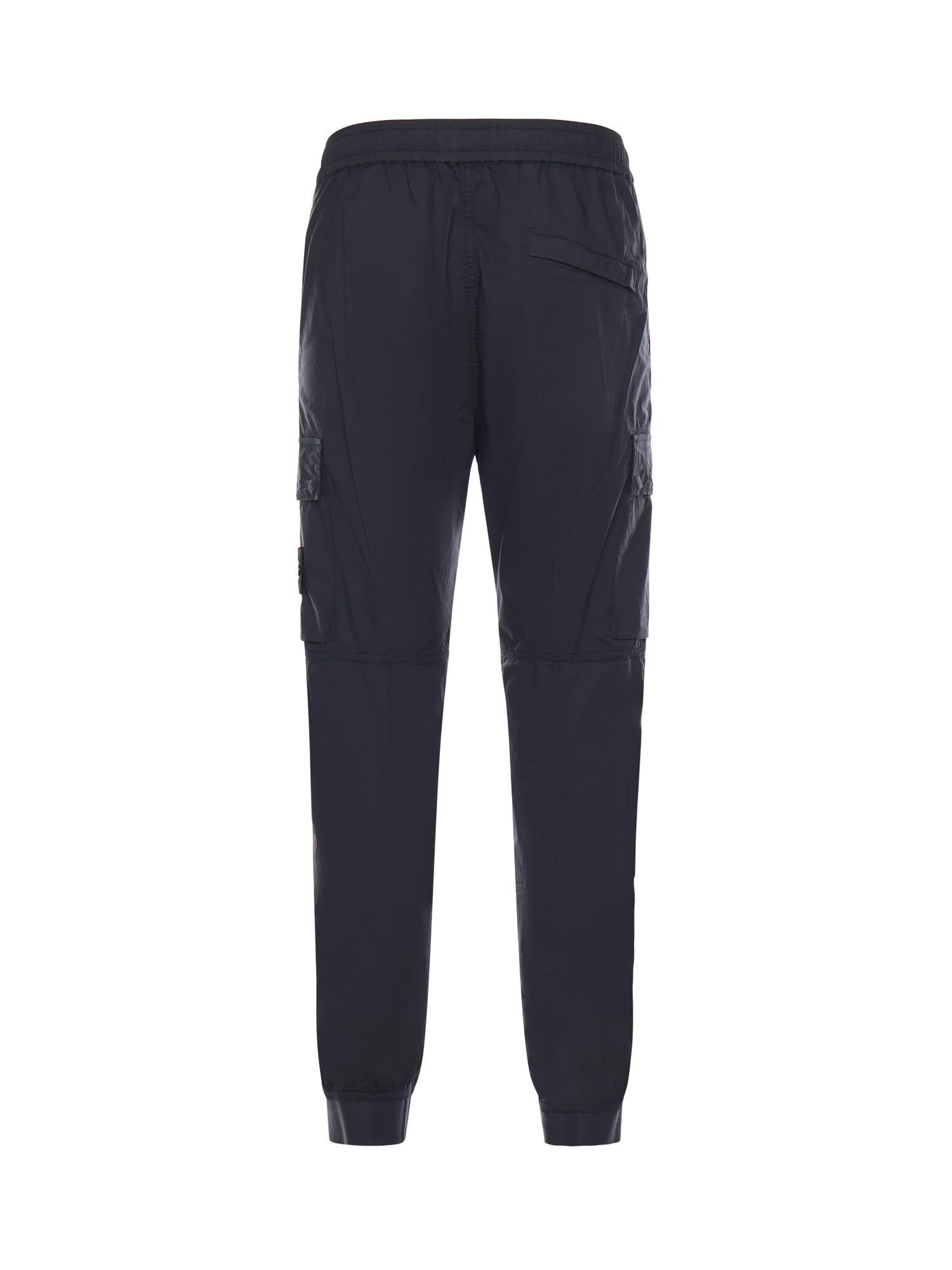 Pantalone cargo in tela di cotone L1S153100031 S0003V0020 STONE ISLAND 