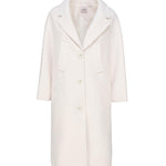 Cappotto monopetto in lana MDFW23830 -PANNA MARIUCCIA Milano 