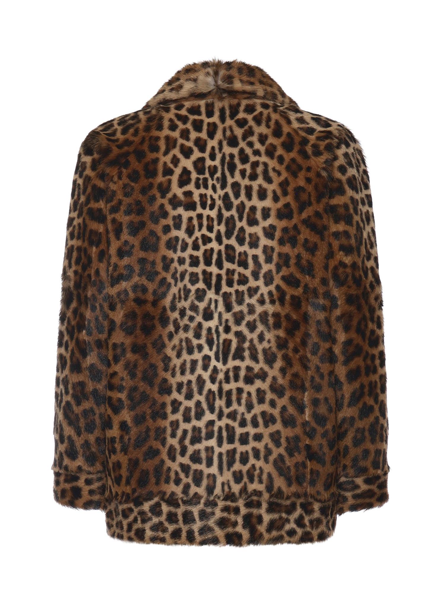 Giacca con stampa leopardata 842256 YF2CG9263 SAINT LAURENT 