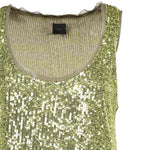 Canotta full paillettes 107743 A3NFS69 PINKO 