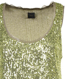 Canotta full paillettes 107743 A3NFS69 PINKO 