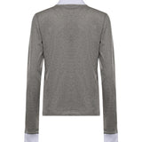 T-shirt in jersey con logo MJLA57 192QF052N MIU MIU 