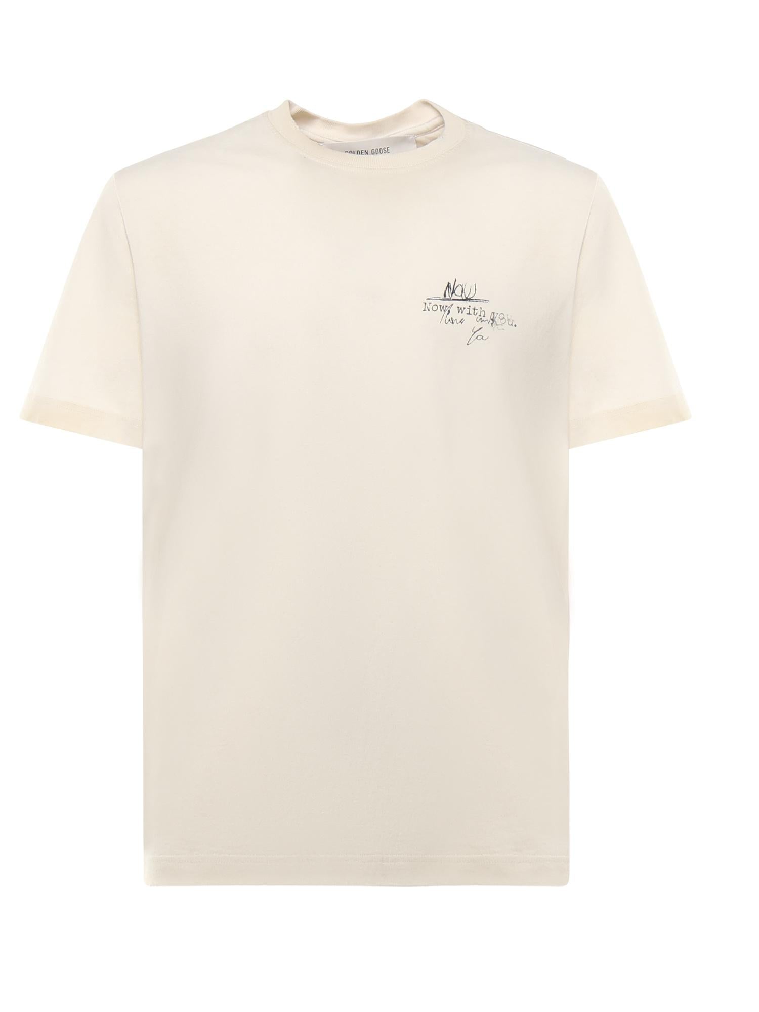 T-shirt Journey's con stampa GMP01220 P00214082432 GOLDEN GOOSE 