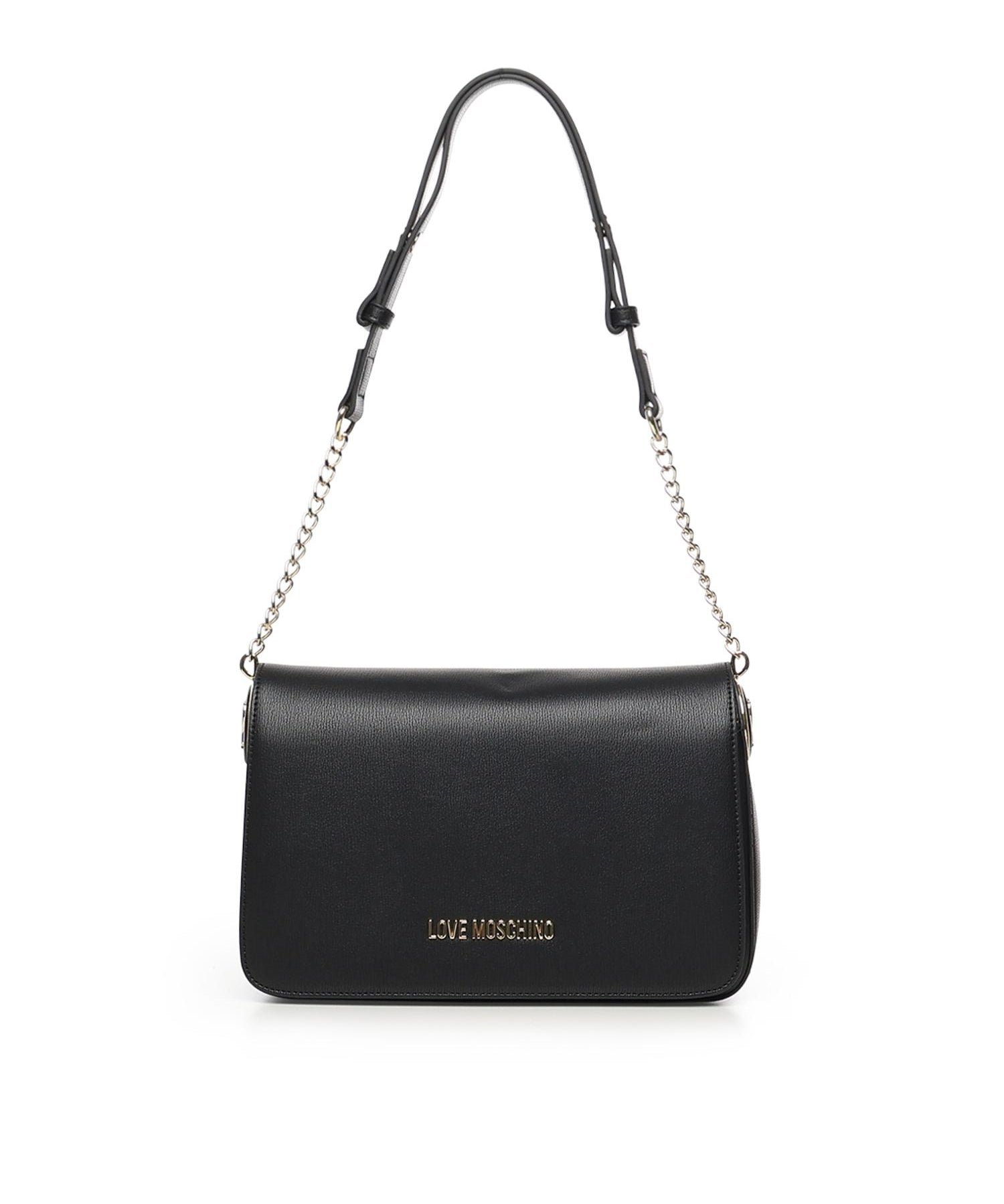 Borsa a spalla con logo<BR/> JC4373PP0NKF0 000 LOVE MOSCHINO 