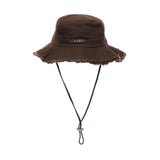 Cappello Le Bob Artichaut con logo<BR/> ACU00002AW00255 850 JACQUEMUS 