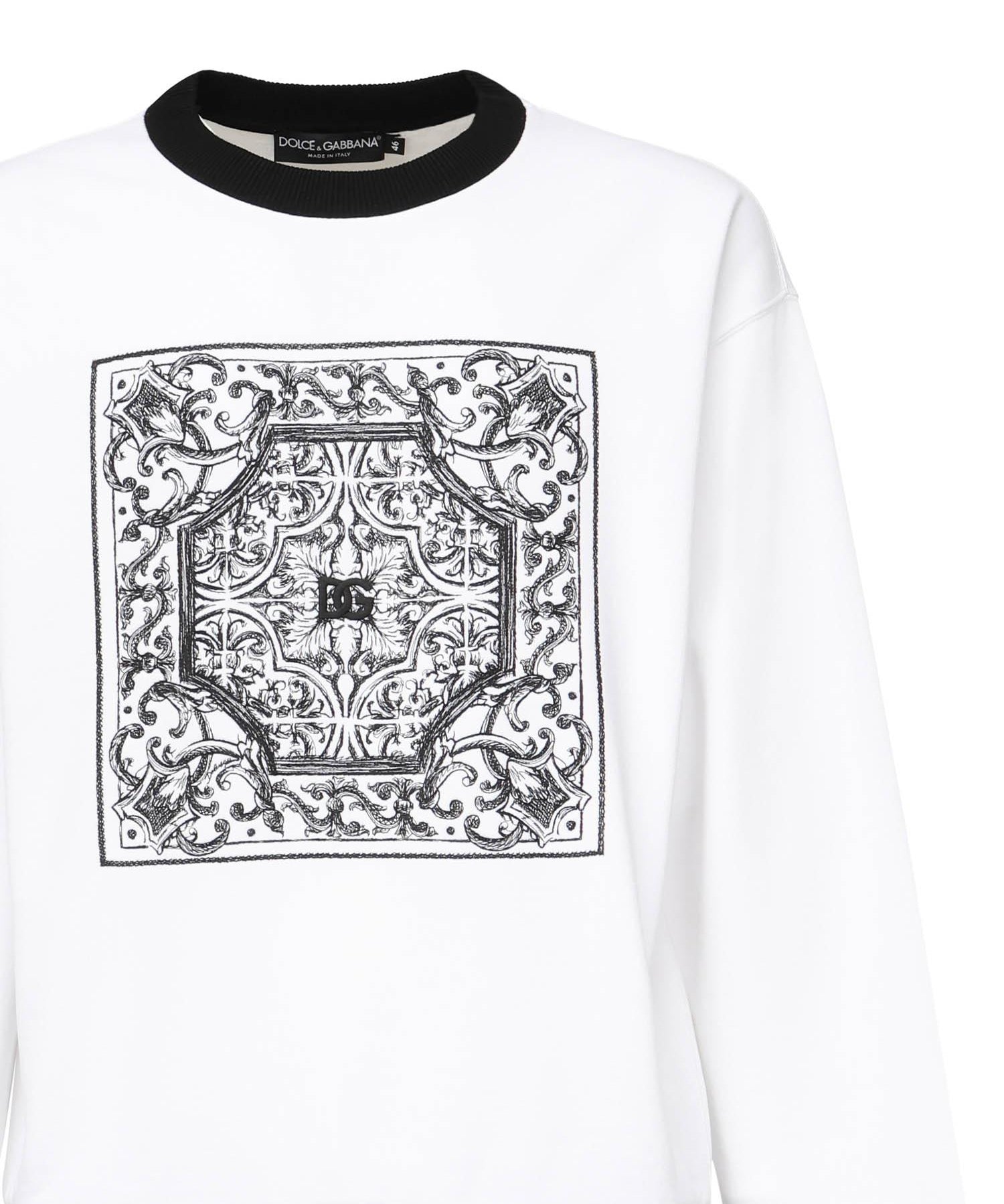 Felpa in jersey con stampa G9AHSZ G7O9VW0800 DOLCE & GABBANA 