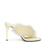 Mule infradito in pelle con shearling AA3S2005CK292 239 ALAIA 