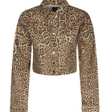 Giacca denim leopardata 5YGN14 7362AP1TO MARCIANO BY GUESS 