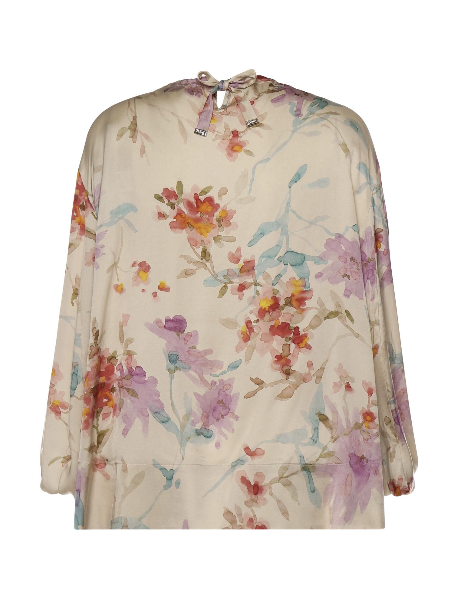 Blusa con stampa floreale BL000034D 12789P9999 HERNO 