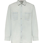 Overshirt in denim GMP02519 P00235950491 GOLDEN GOOSE 