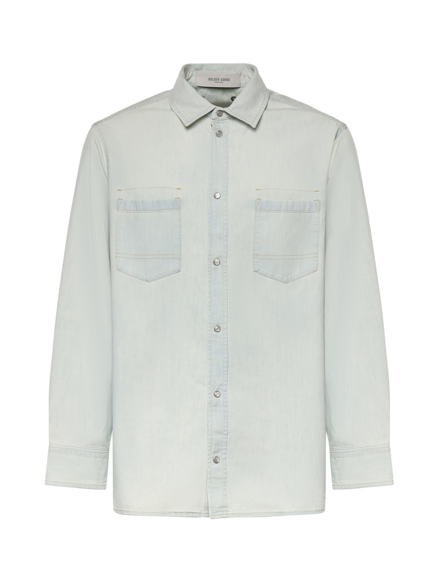 Overshirt in denim GMP02519 P00235950491 GOLDEN GOOSE 