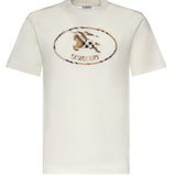 T-shirt in cotone con logo 8123437 B7078 BURBERRY 