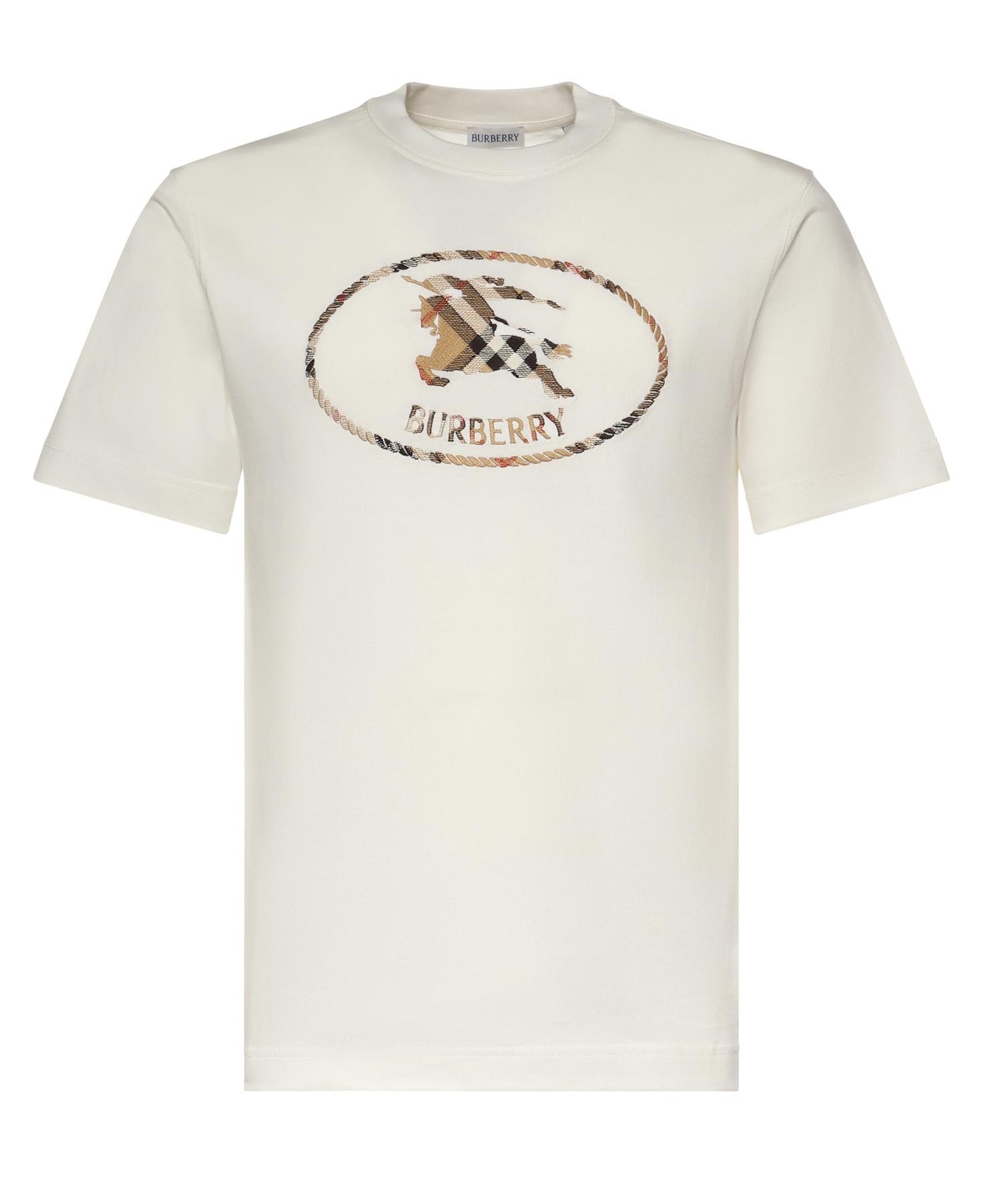 T-shirt in cotone con logo 8123437 B7078 BURBERRY 