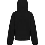 Felpa con cappuccio Horn<BR/> COPJS15BISF5035 BLACK WHITE PRINT COPERNI 
