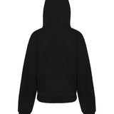 Felpa con cappuccio Horn<BR/> COPJS15BISF5035 BLACK WHITE PRINT COPERNI 