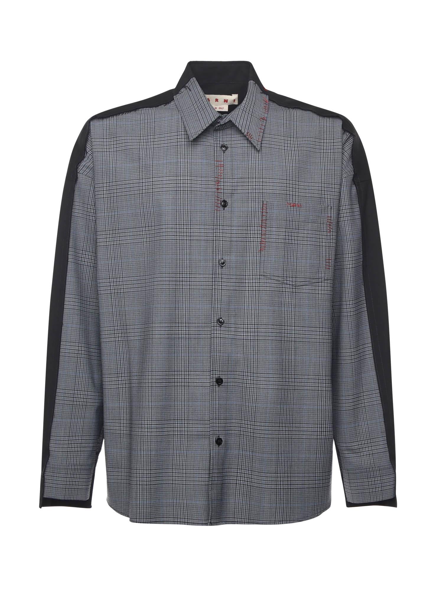 Camicia in fresco lana CUMU0278QS UTP794CHN55 MARNI 
