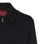 Giacca in lana double con zip 794813 Z7AON1120 GUCCI 