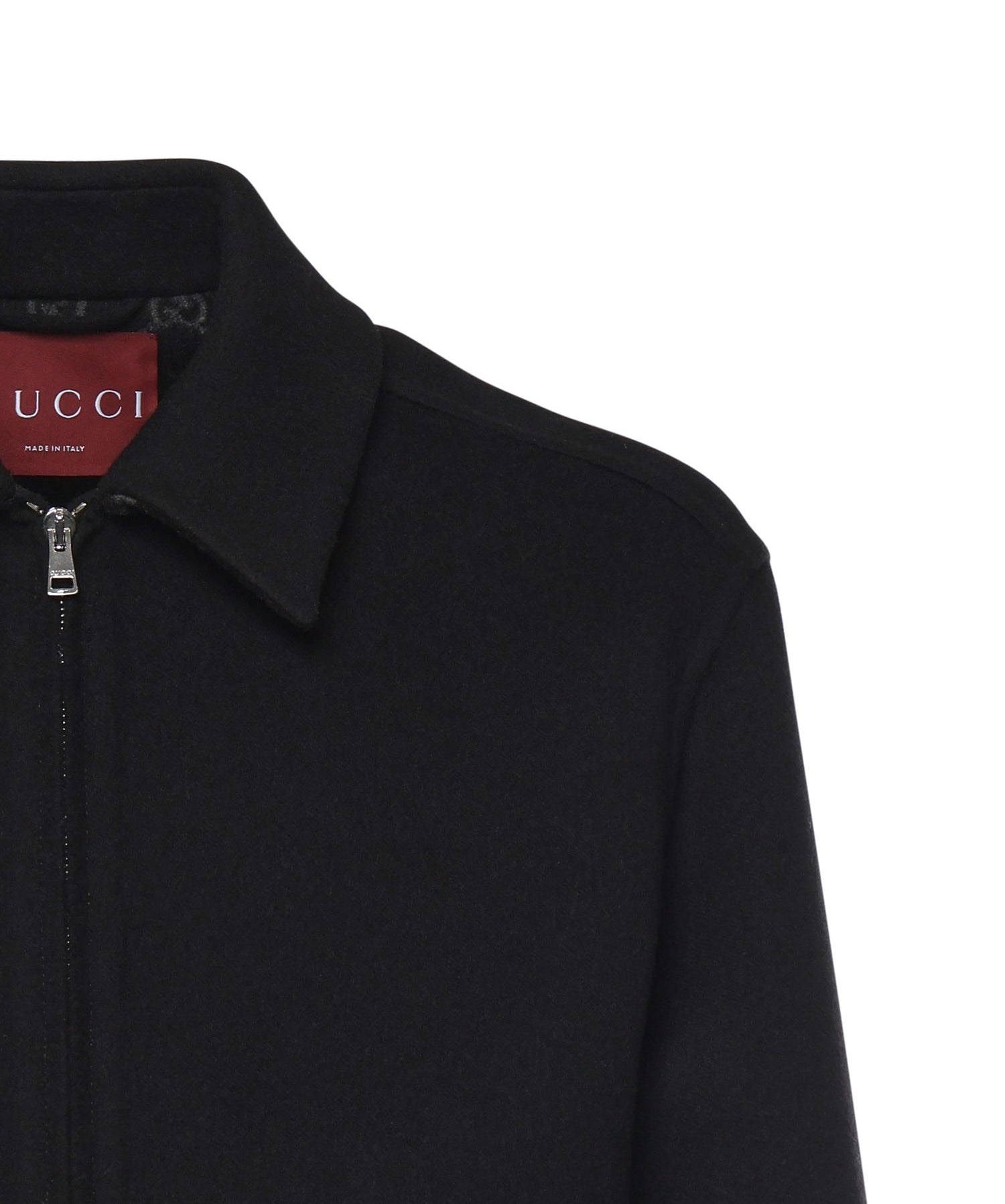 Giacca in lana double con zip 794813 Z7AON1120 GUCCI 