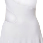 Abito con cut-out in maglia di seta<BR/> AA9R2800K061B 000 ALAIA 