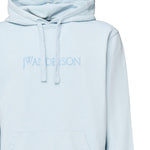 Felpa con cappuccio e logo ricamato JW0214 PG1632806 JW ANDERSON 
