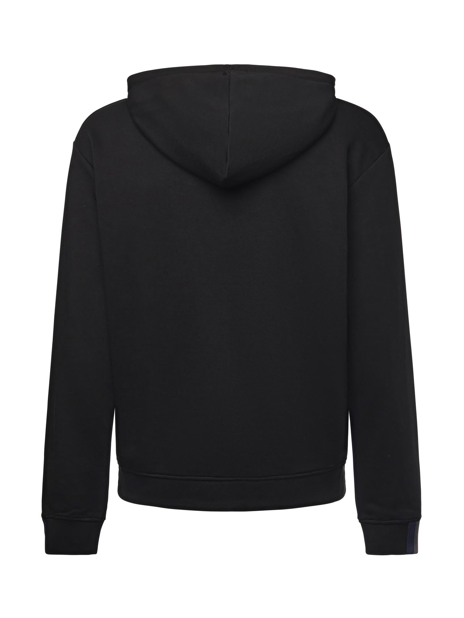 Felpa in misto cotone con logo UMA25040FE BLACK RICHMOND X 