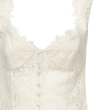 Top in pizzo Waverly CT2242 CREAM FOR LOVE & LEMONS 