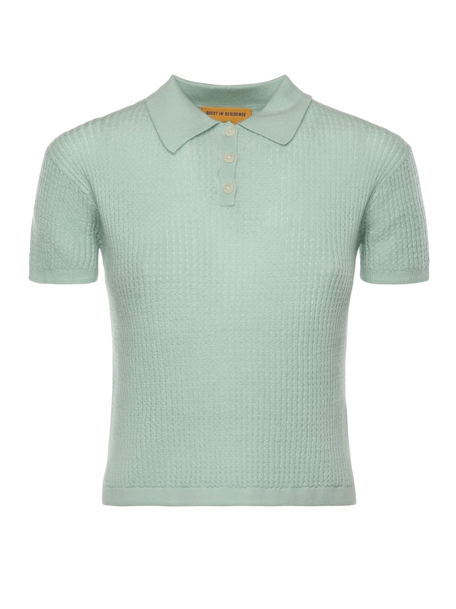 Polo Shrunken in cashmere W10111WF SEAGLASS GUEST IN RESIDENCE 