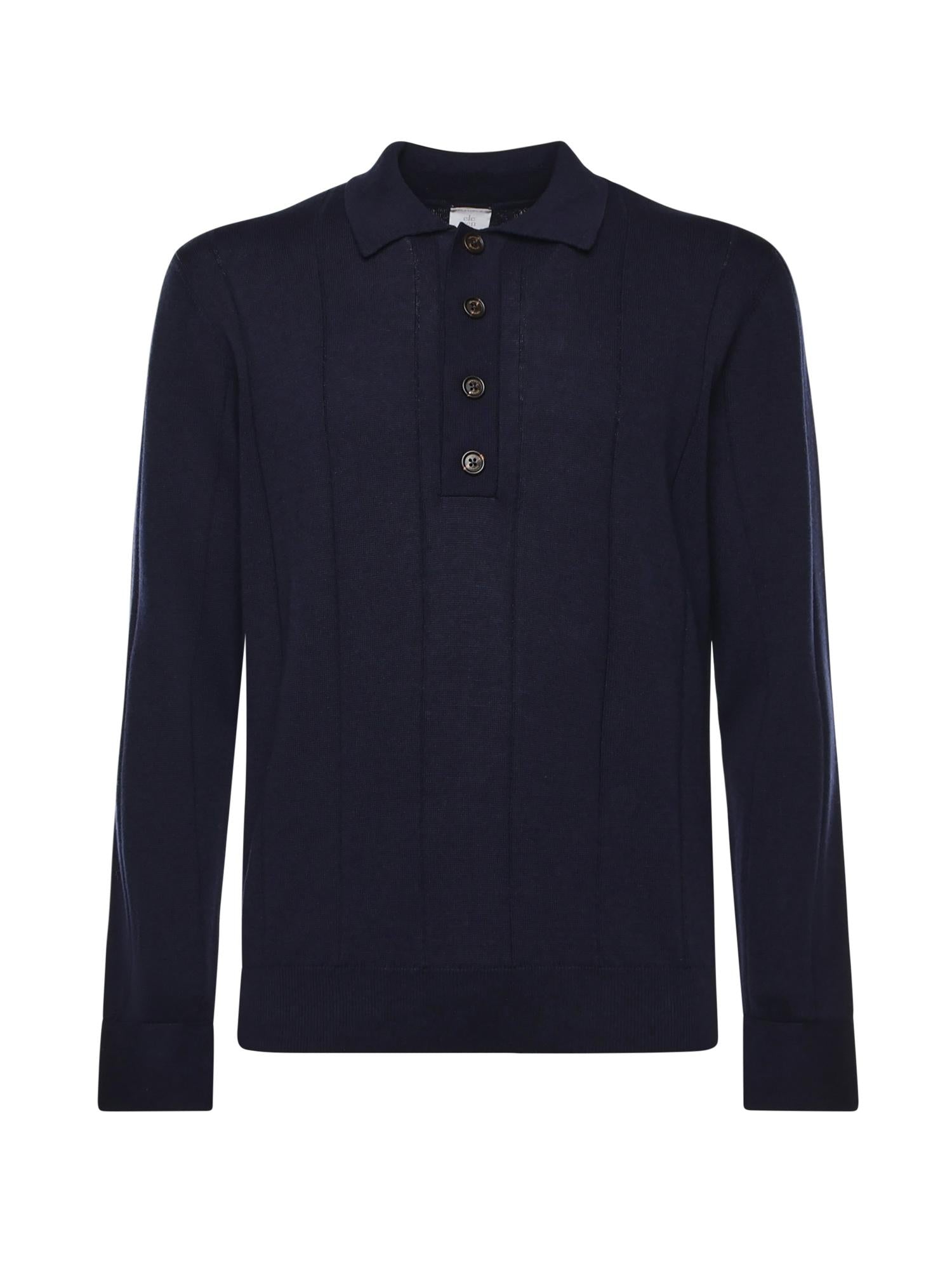 Polo in cotone e cashmere L76POLL09MAG0K007 11 ELEVENTY 