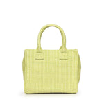 Borsa shopper piccola Beach in rafia con logo Love Birds 106832 A39YVV0 PINKO 