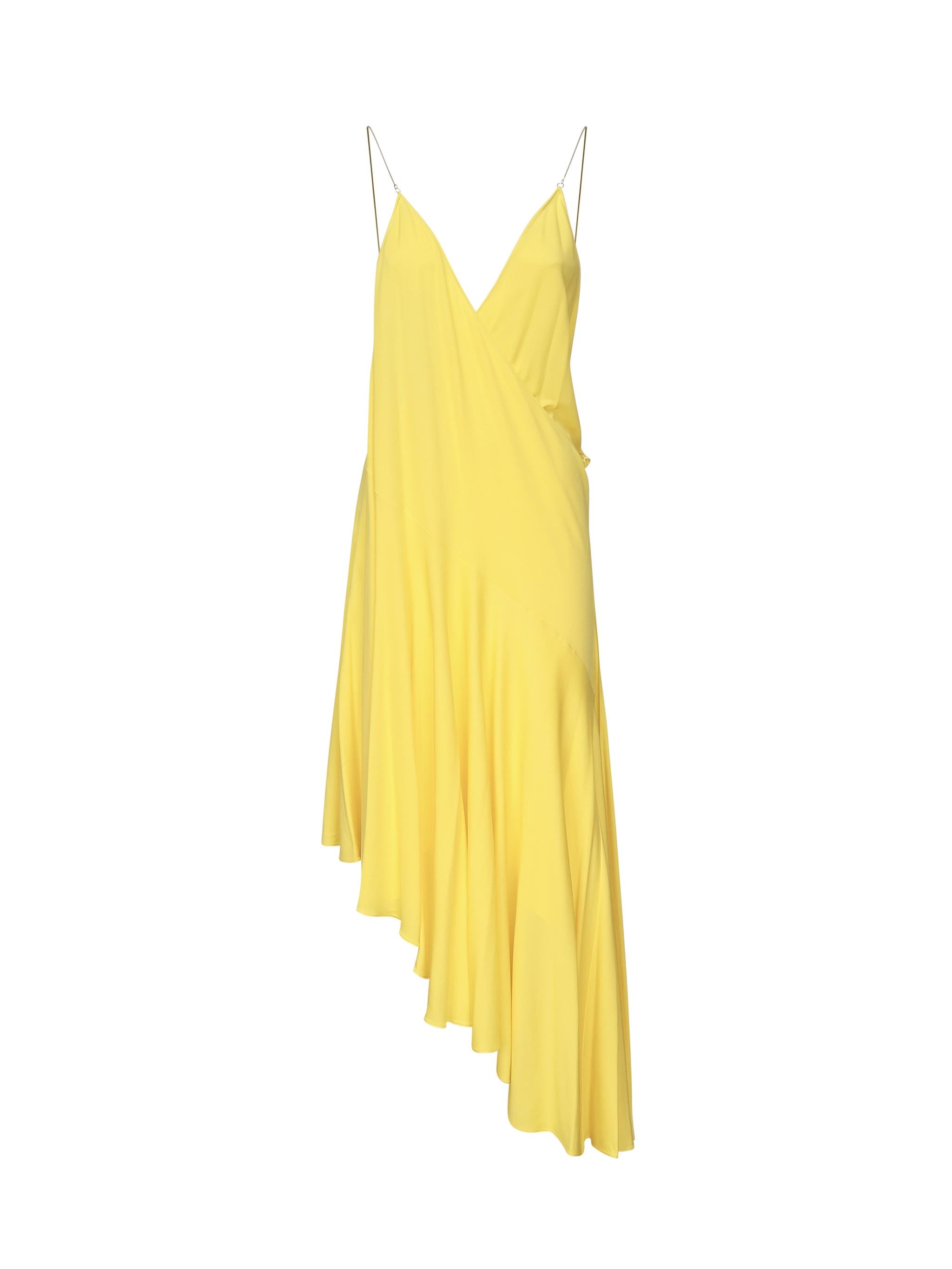 Abito sottoveste asimmetrico in jersey AA9R2588J077A 235 ALAIA 