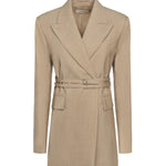 Blazer lungo doppiopetto in lana 2522046051600 001 SPORTMAX 