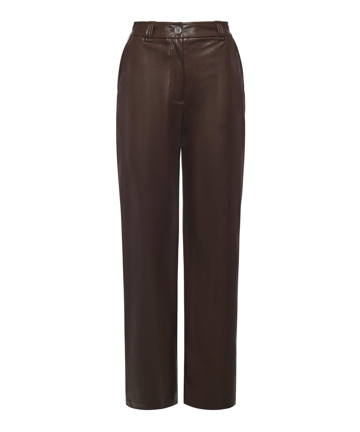 Pantaloni balloon effetto pelle soft touch 105371 A2P4M22 PINKO 