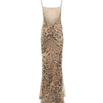 Abito lungo Ninfea T180131A TNP255ANIMALIER THE ANDAMANE 