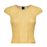 Maglia Tambora a costine 104773 A1NDC43 PINKO 