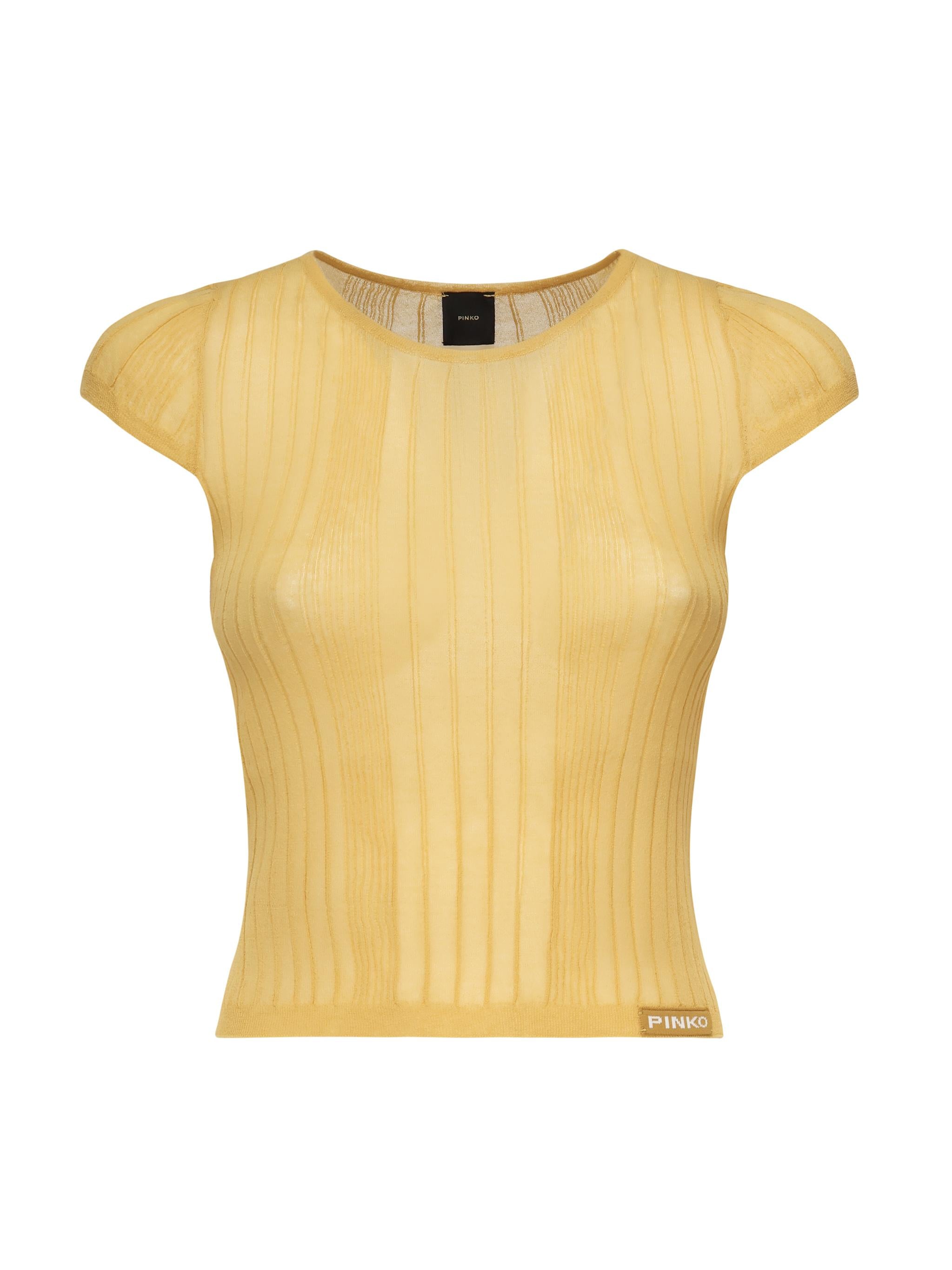 Maglia Tambora a costine 104773 A1NDC43 PINKO 