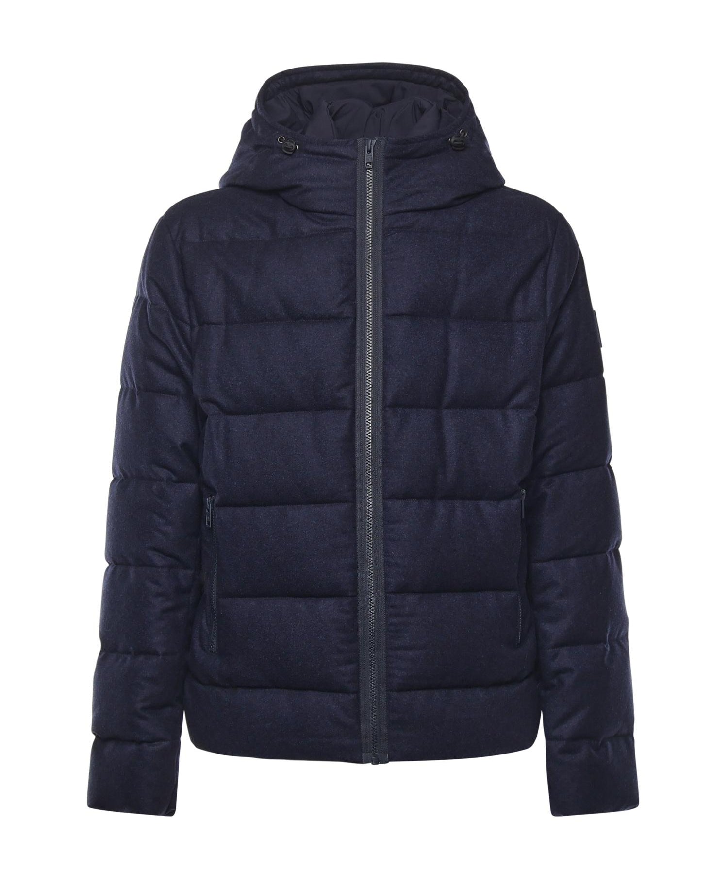Piumino double front in flanella di lana cardata NAM32510620WGZ U604 FAY 