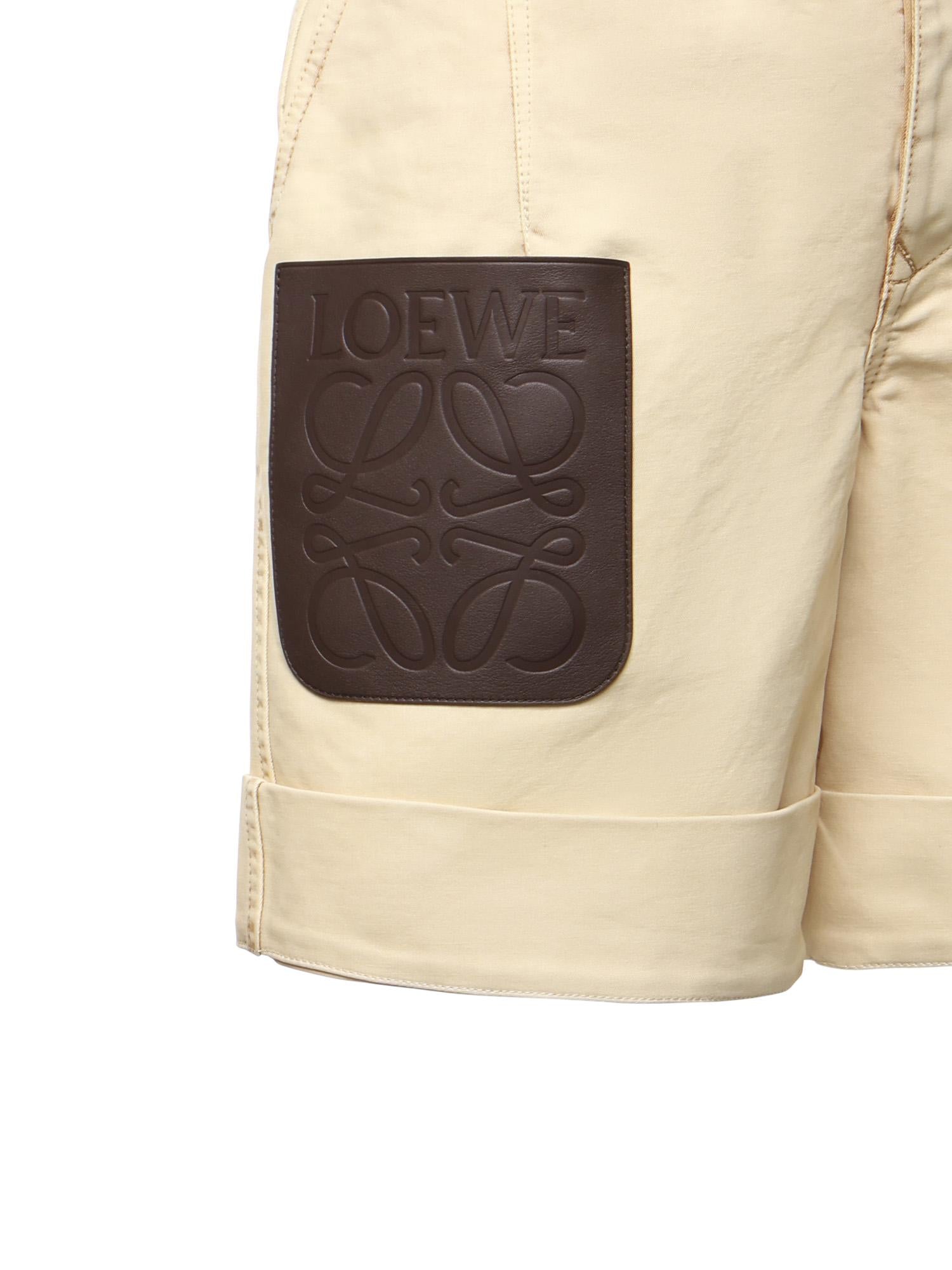 Short con risvolto in cotone H526Y1AW31 2140 LOEWE 
