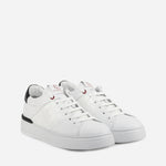Sneakers king1 in pelle con inserto effetto coccodrillo pe 2021 KING1 -WHITE/BLACK GIULIANO GALIANO 