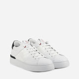 Sneakers king1 in pelle con inserto effetto coccodrillo pe 2021 KING1 -WHITE/BLACK GIULIANO GALIANO 