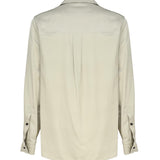 Camicia in twill di viscosa 762714 V35E01575 BOTTEGA VENETA 