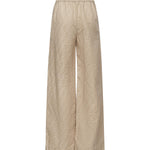Pantaloni in chambray FF jacquard<BR/> FLP869 ASMFF1SAZ FENDI 
