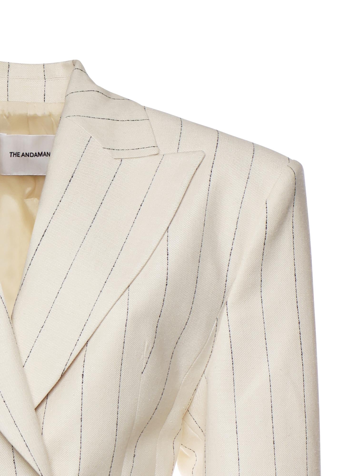 Blazer Ottavia monopetto T193019C TNV136MILK/BLACK THE ANDAMANE 