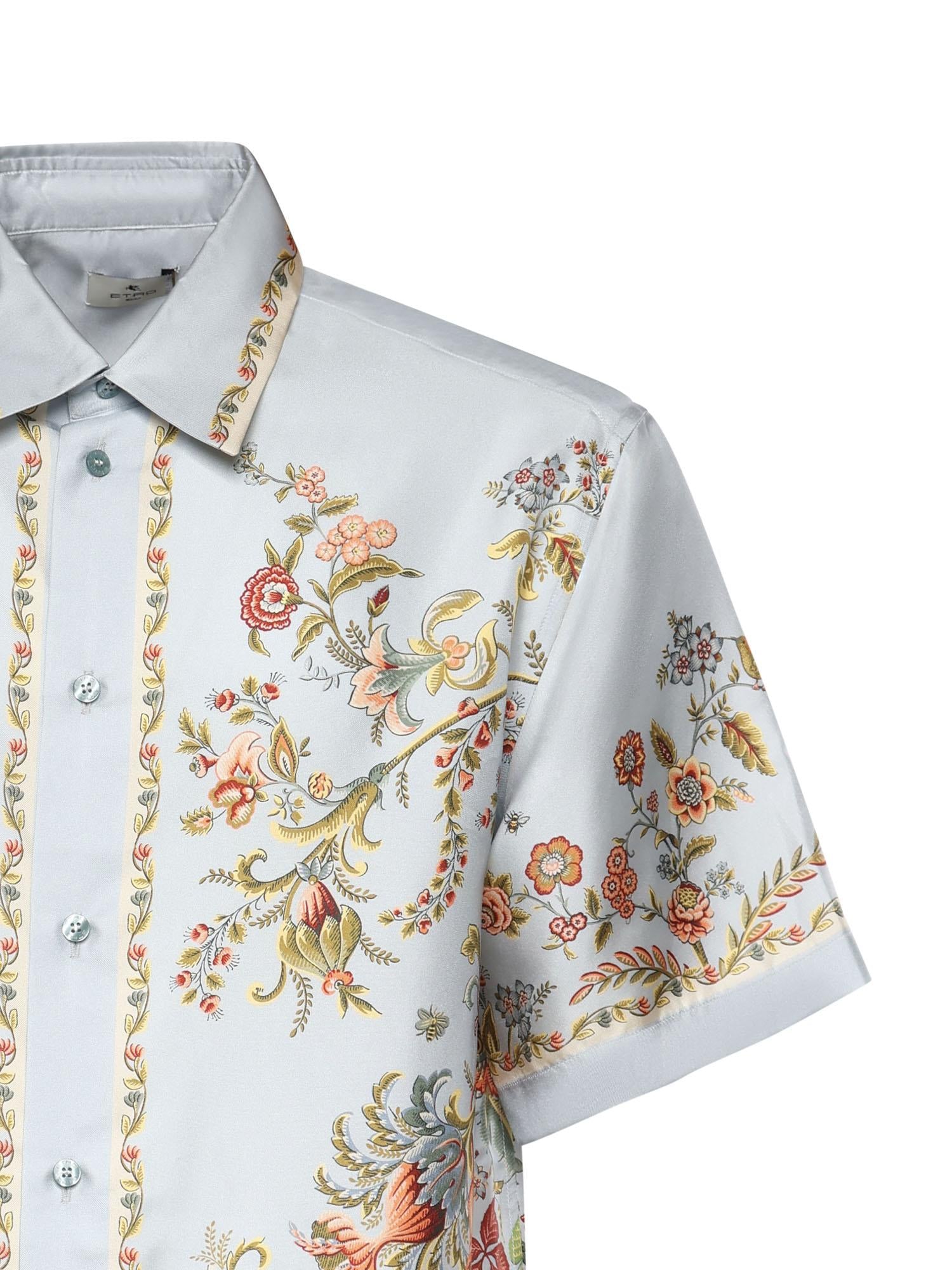 Camicia in seta con stampa MRIC0011 99SP1K3X0880 ETRO 
